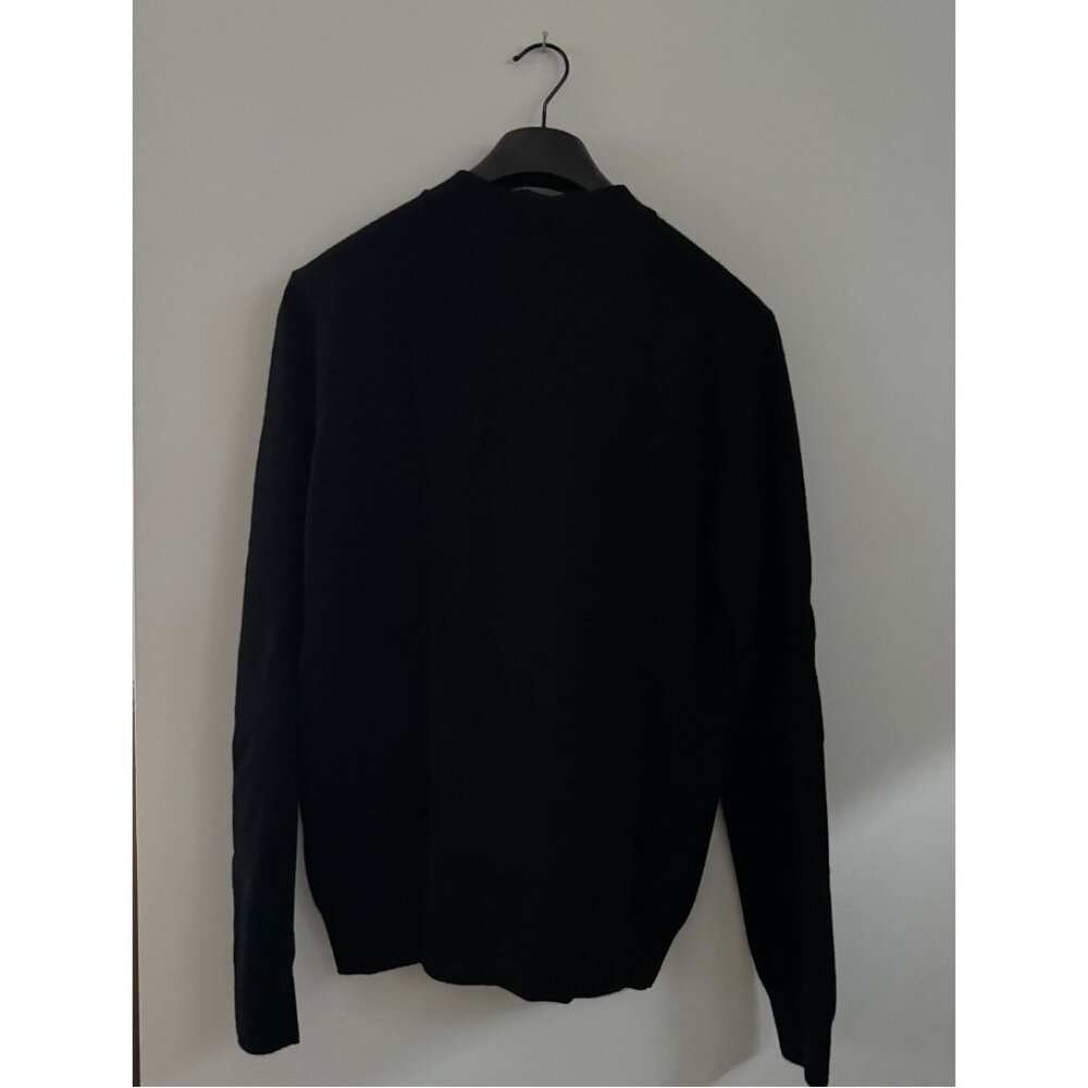 New PLAY Comme de Garcon Black w/ White Heart Cardigan - Picture 6 of 7